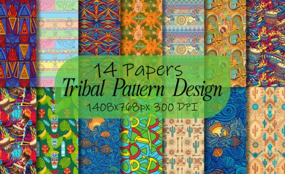 Download Tribal Patterns for Creative Backgrounds - Creative backgrounds Collection