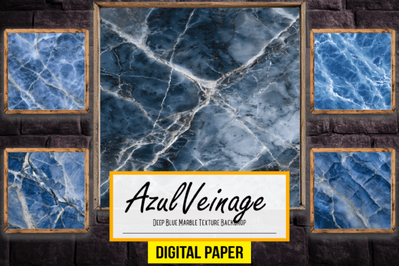 Download Deep Blue Marble Texture Backdrop Design - Marble texture Collection