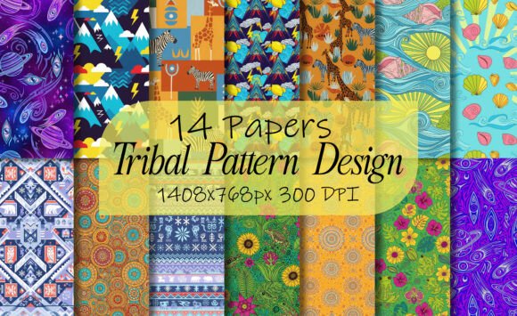 Download Tribal Patterns for Creative Backgrounds - Creative backgrounds Collection